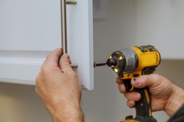 Cabinet Knob Installation in Rock Hill