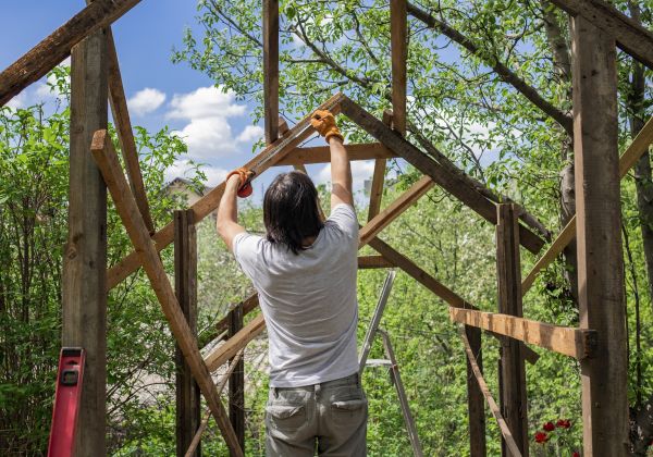 Wood Pergola Repair in Rock Hill